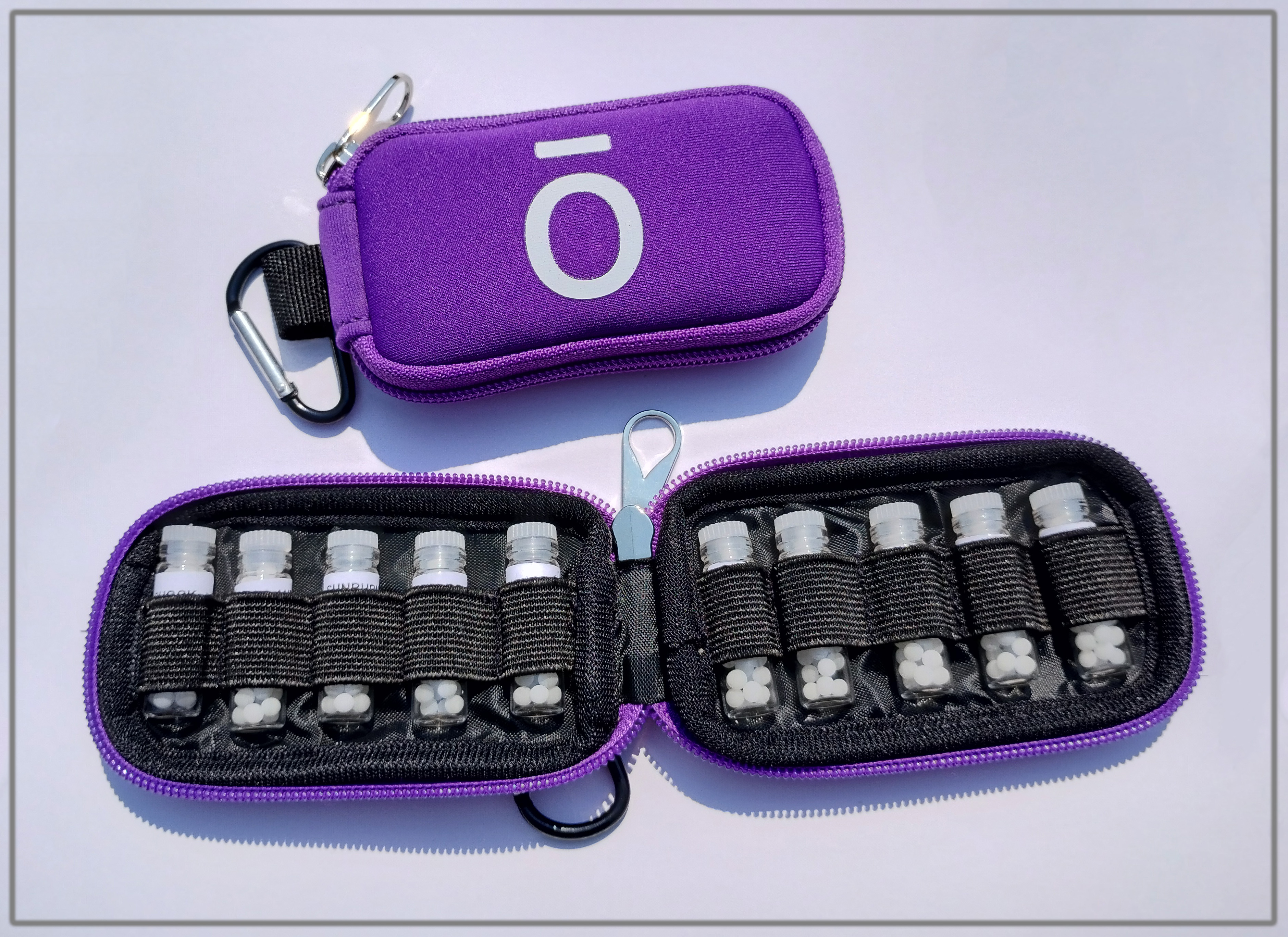 Purple Keyring Remedies Holder